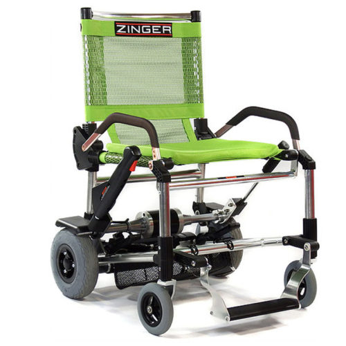 Indirecto Arrastrarse Peatonal Zinger Classic, la silla de ruedas eléctrica más ligera y plegable -  Tecmoving