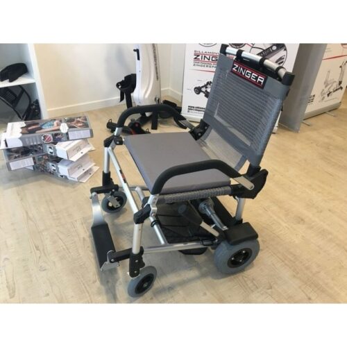 Silla de ruedas electrica zinger gris de segunda mano