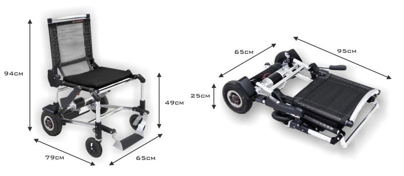 Resignación cúbico Leyes y regulaciones Zinger Classic, la silla de ruedas eléctrica más ligera y plegable -  Tecmoving
