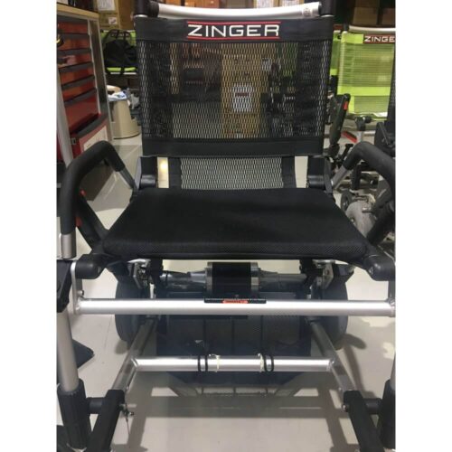 Silla de ruedas eléctrica zinger negrade exposición