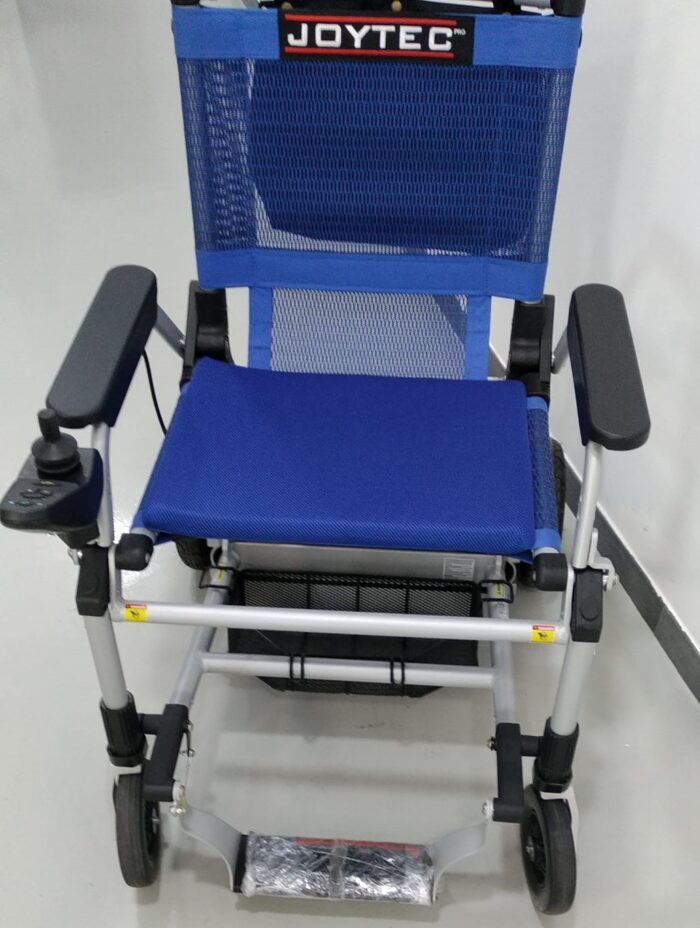 silla electrica plegable joytec pro azul de exposición