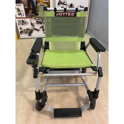 silla de ruedas electrica joytec pro verde de exposición