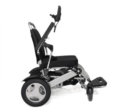 silla de ruedas electrica Titan brazo levantado