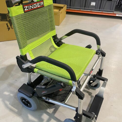 Silla de ruedas eléctrica Zinger classic verde de ocasión