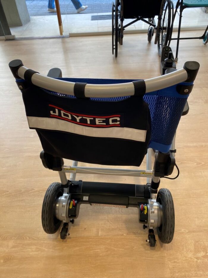 Silla de ruedas eléctrica Joytec classic azul reacondicionada - Imagen 3